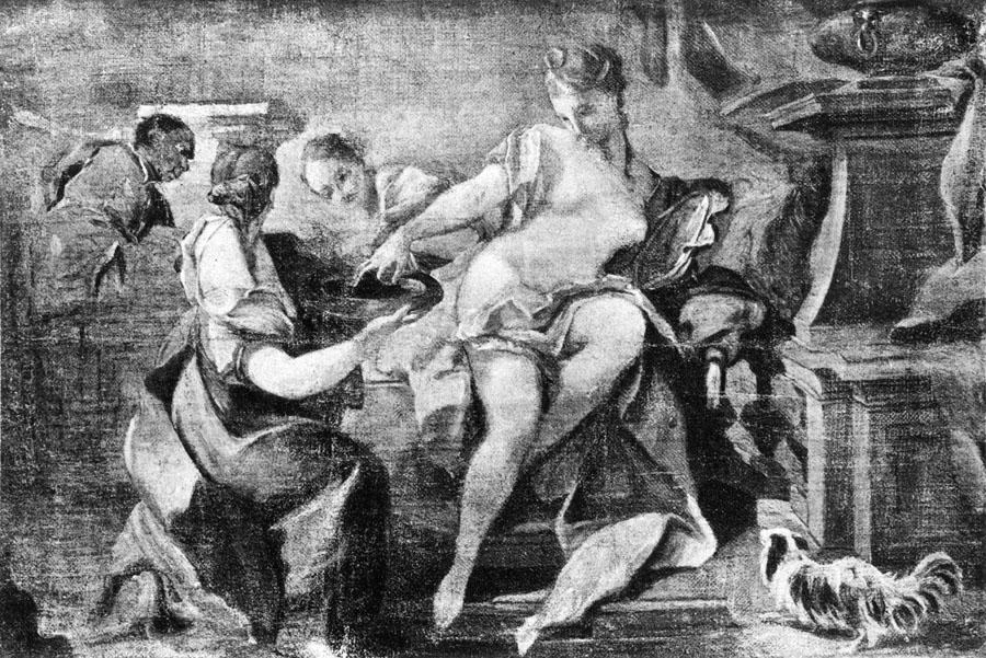   130-Giambattista Pittoni-Bethsabea al bagno